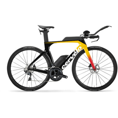 CERVÉLO P-SERIES DISC Shimano Ultegra 8000 36/52 Time Trial Bike Black/Yellow 2020 0